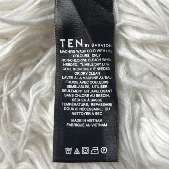 TEN by Babaton black dress cross straps halter size Odeon Dress xs - Picture 4 of 8